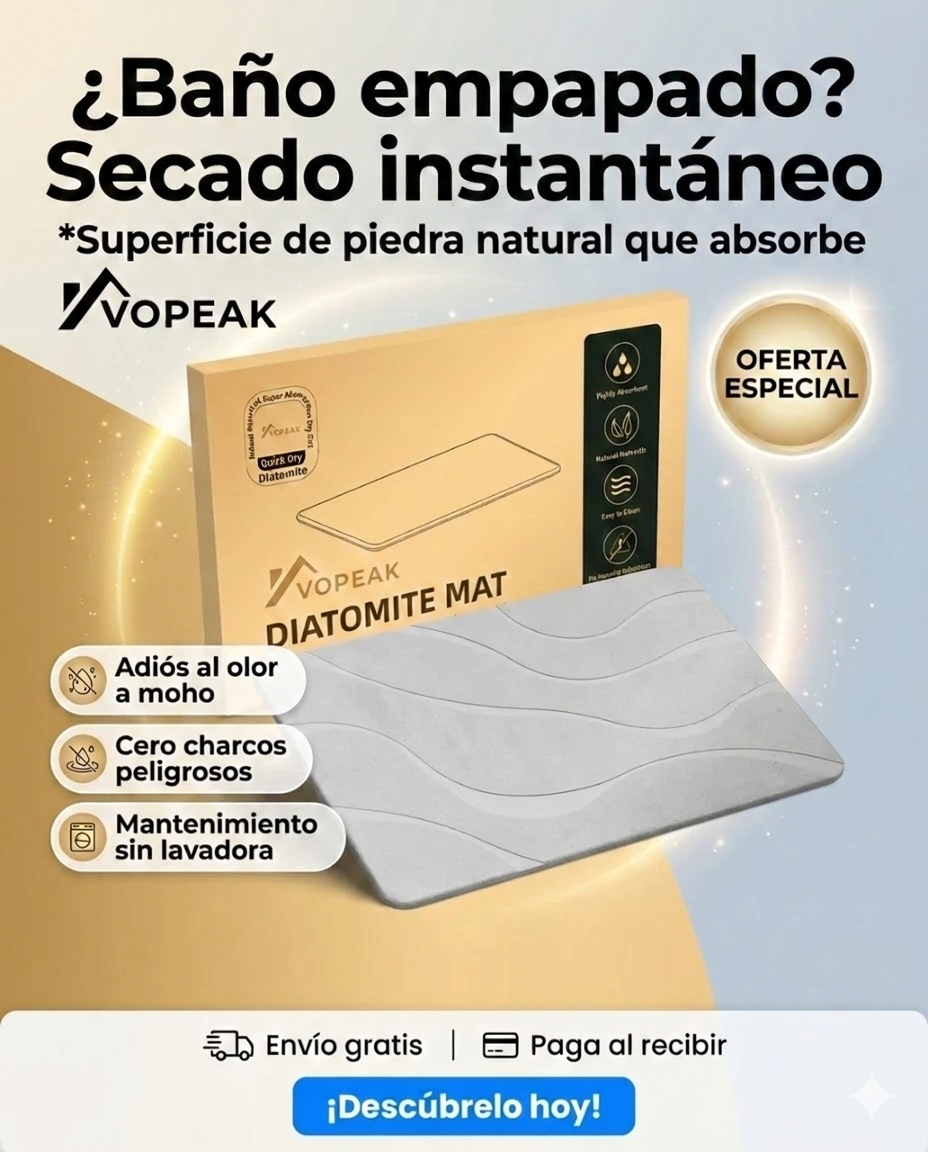 Tapete para baño en Piedra