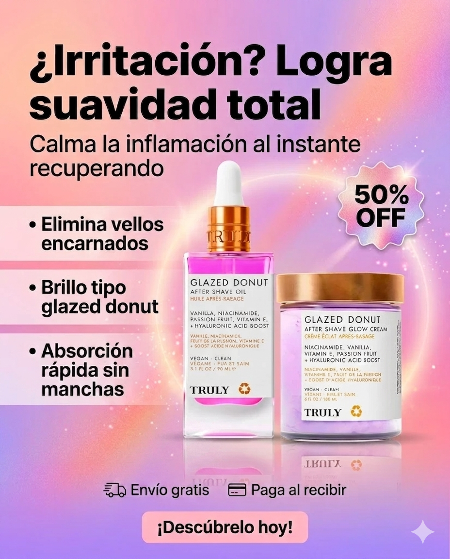 Combo Truly Glazed Aceite + Crema