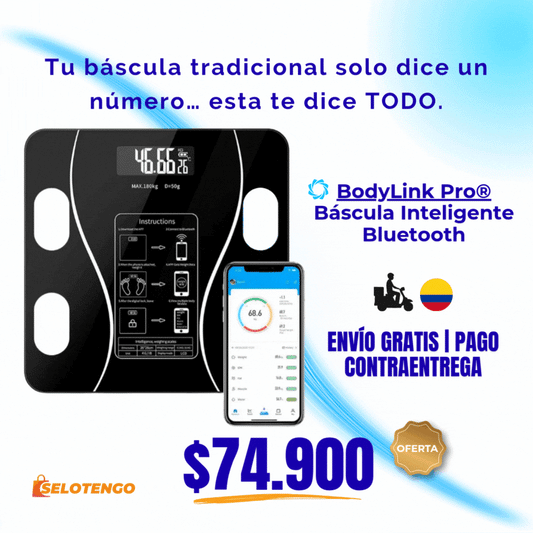 BodyLink Pro® Báscula Inteligente Bluetooth