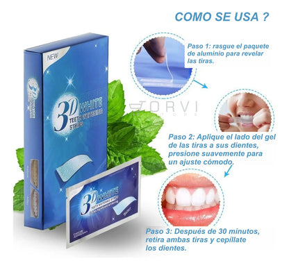 Tiras Blanqueadoras de dientes X7 P.