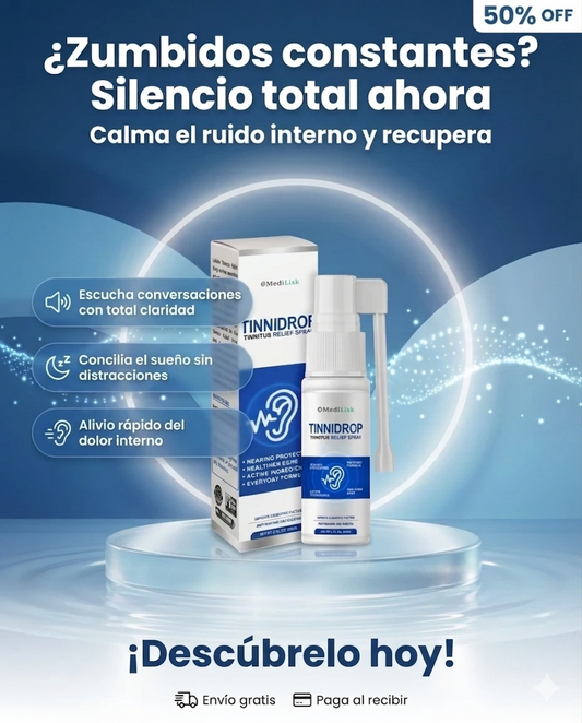 Spray Limpiador De Oido Tinnidrop