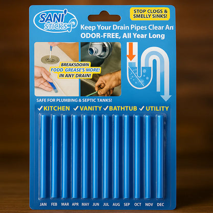 Sani Stick® Barras limpiadoras de drenajes