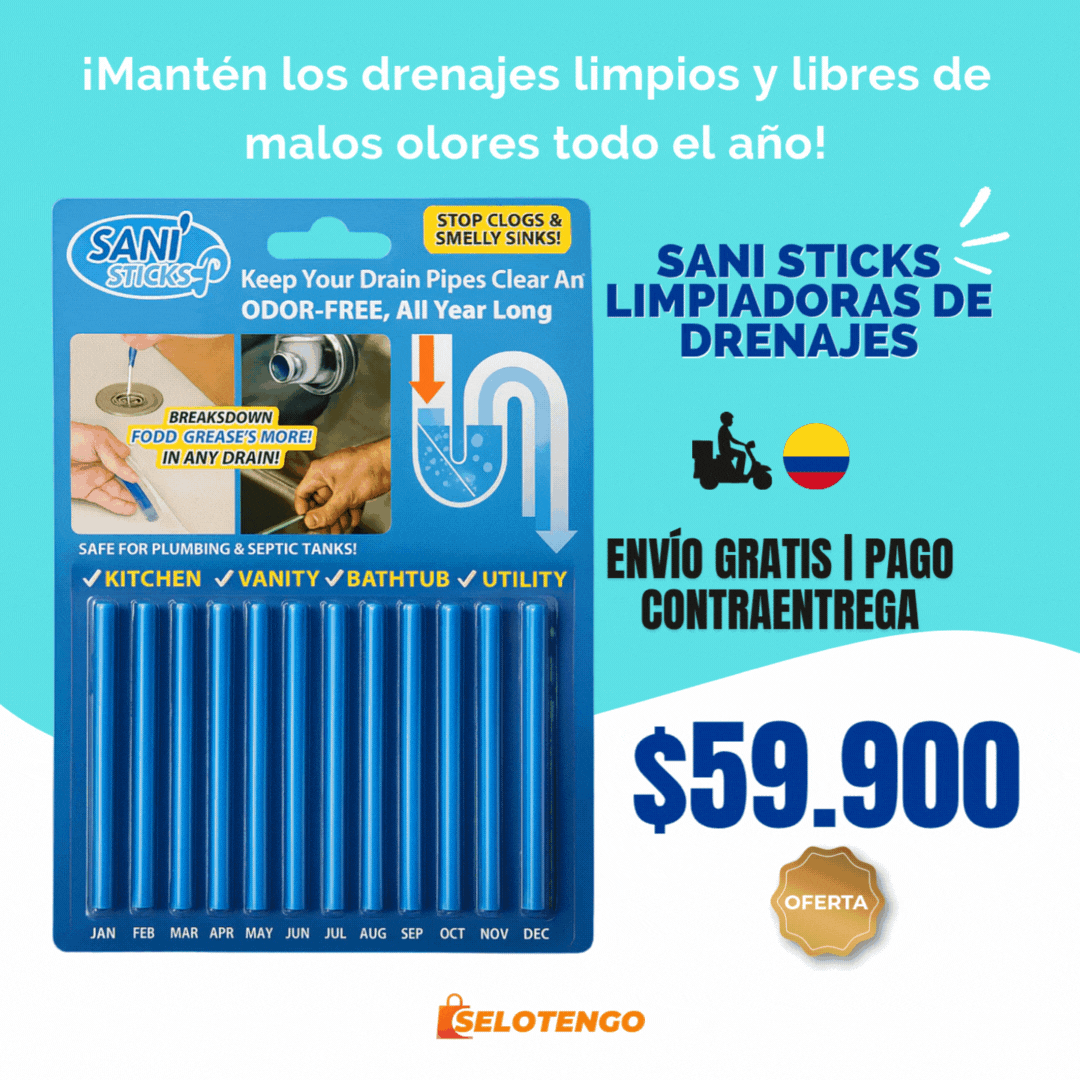 Sani Stick® Barras limpiadoras de drenajes