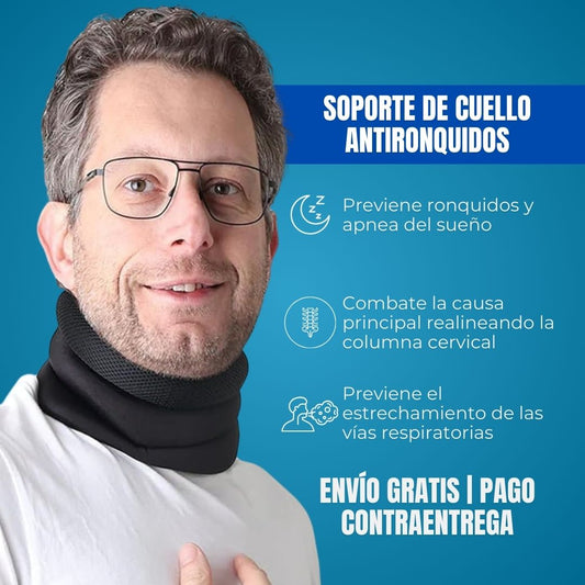 Antironk Pro- Soporte cervical para cuello antironquidos.
