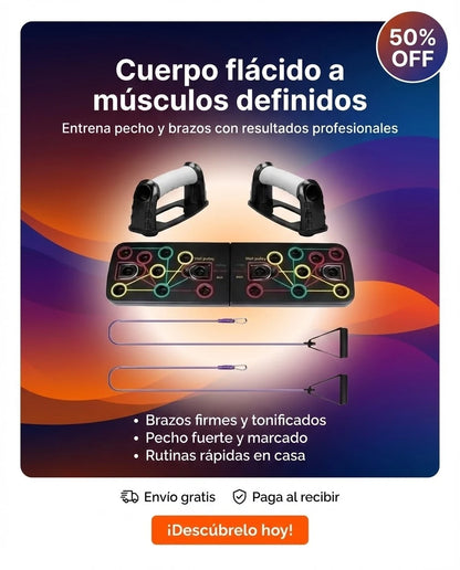 Tabla Push Up (Regalo banda elástica)