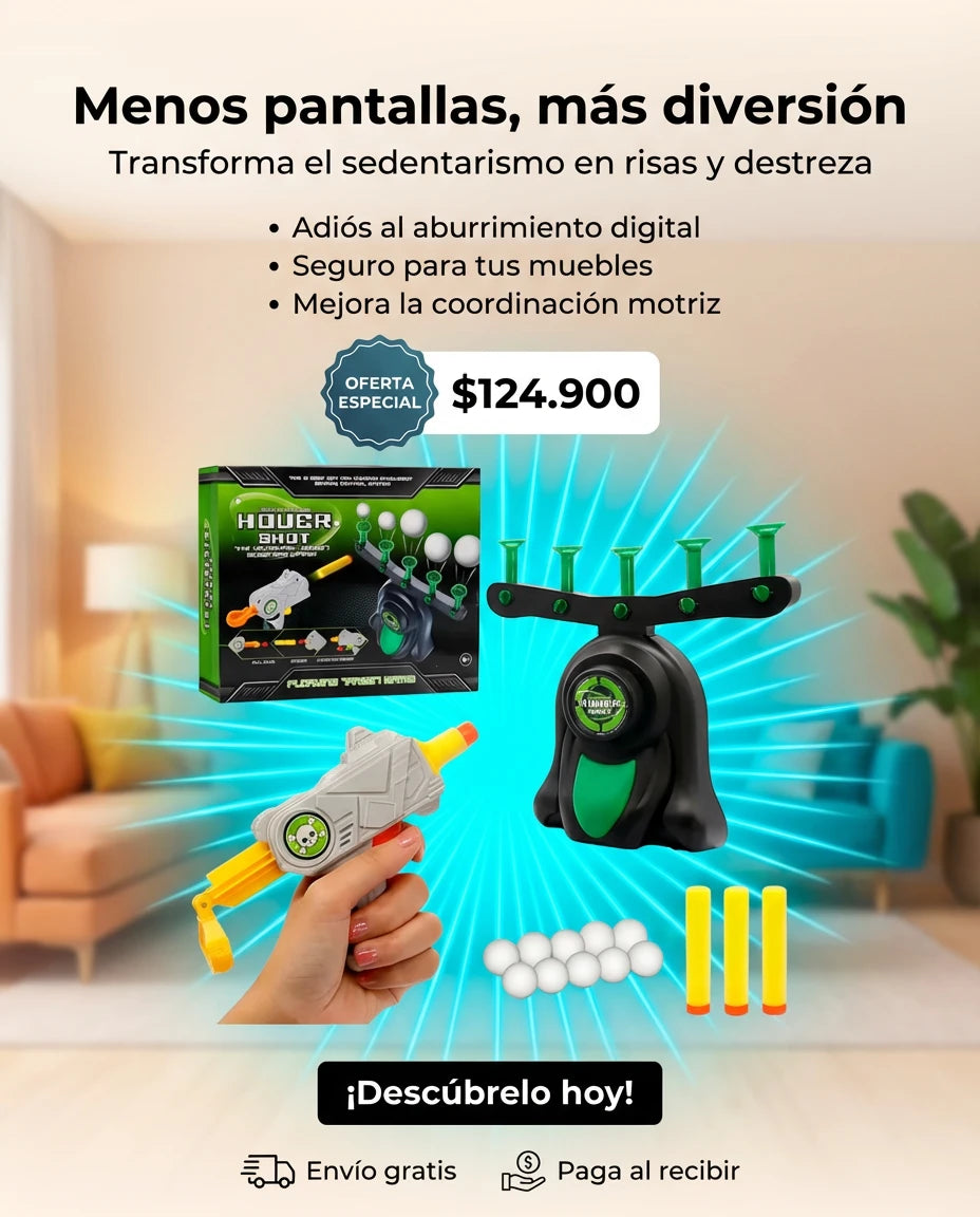 GravityShot Pro (2 pistolas) y carga USB