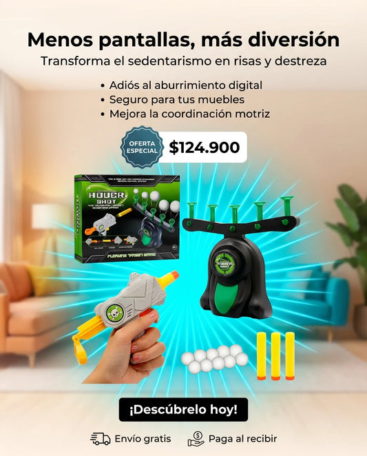 GravityShot Pro (2 pistolas) y carga USB